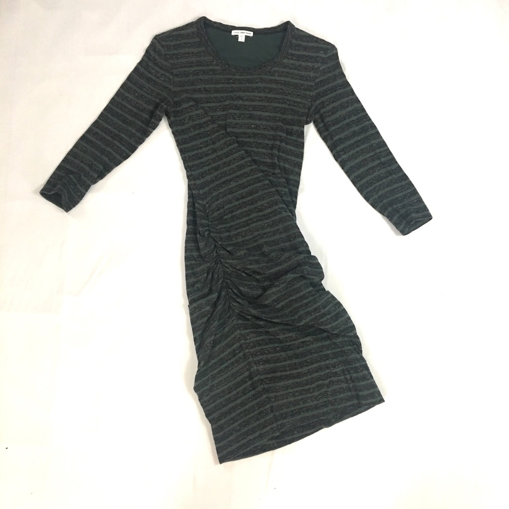 💎SOLD💎Standard JAMES PERSE Fitted Ruched Dress - Picture 2 of 4
